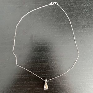 Multicolor Triangle Charmed Necklace